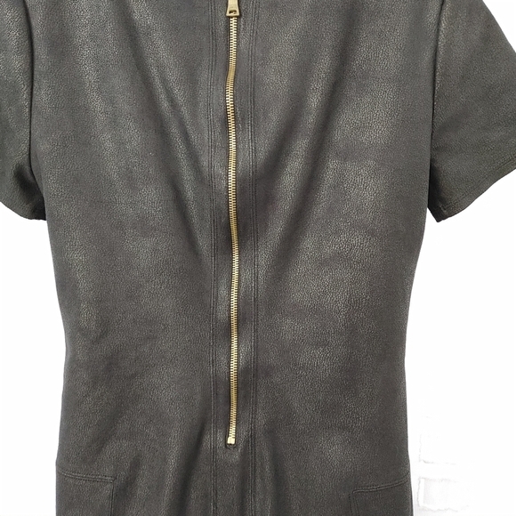 HALE Bob Leather Look Dress Size M - Picture 10 of 16